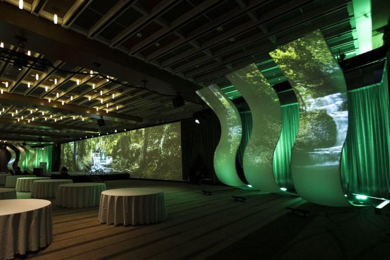 sustainable approach to corporate event setup